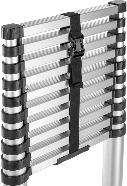 Drabina aluminiowa teleskopowa Kadax Zalavar 3.2 m 11 szczebli K10539 (5906638301845) - obraz 5