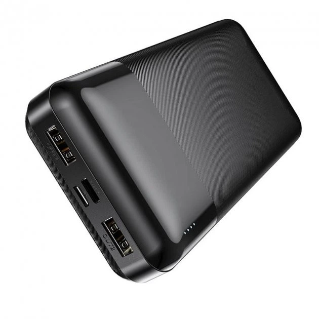 Павербанк Hoco J72 10000mAh 15W Power Bank Чорний - Фото 3 Павербанк Hoco J72 10000mAh 15W Power Bank Чорний - зображення 3