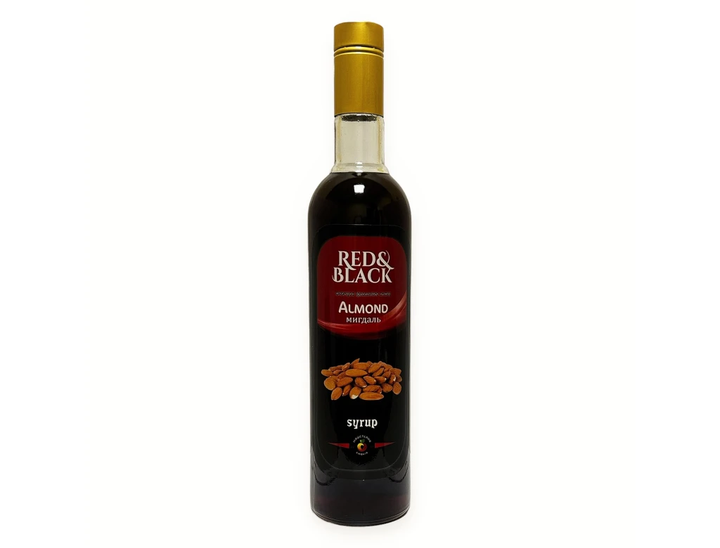 Сироп ТМ "Red & Black" Мигдаль 700 мл - Фото 1 Сироп ТМ "Red & Black" Мигдаль 700 мл - изображение 1