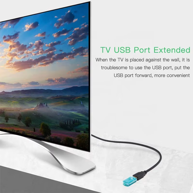 Кабель USB 3.0 Male to Female (подовжувач) 1м Stone ST-USB302FM-1M - зображення 5