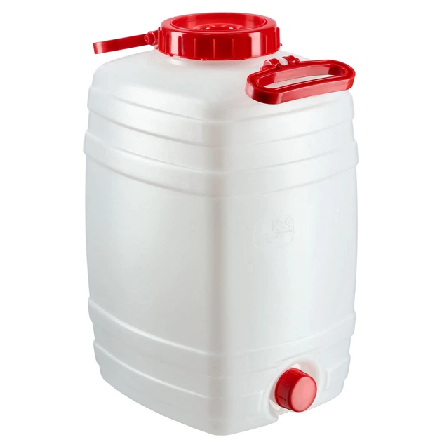 Plastikowa beczka z kranikiem Kadax Asele na wodę 25 L (K4224) (5903699432631) - obraz 4