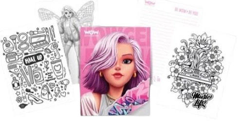 Zestaw kreatywny WOW Generation Kolorowanka i 8 długopisów żelowych WOW00143 (8435507890960) - obraz 3
