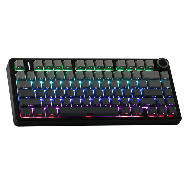 Клавіатура бездротова механічна AULA F75 BLACK GRADIENT GRAY REAPER SWITCH RGB Hot-swap - зображення 2