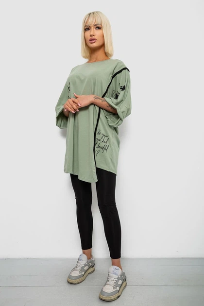 Футболка AGER 5XL Оливковый 244R4007 - изображение 2