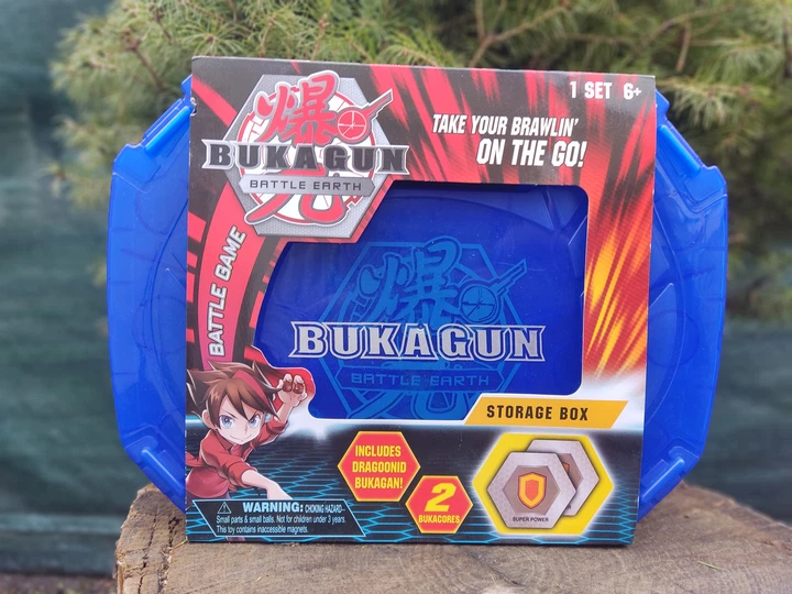 Кейс-бокс для зберігання та перенесення бакуганів BAKUGAN, у комплекті 3 бакугани, синій. - зображення 4