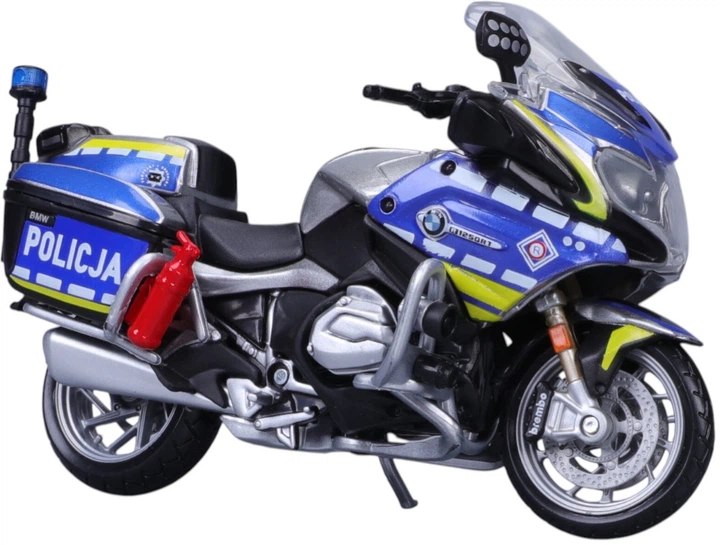 Металева модель Maisto BMW Польська поліція 1:18 Біло-синій MST32306PL (090159323068) - зображення 2