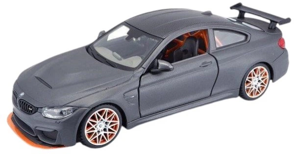 Металева модель автомобіля Maisto BMW M4 GTS 1:24 Сірий MST31246 (090159001188) - зображення 5