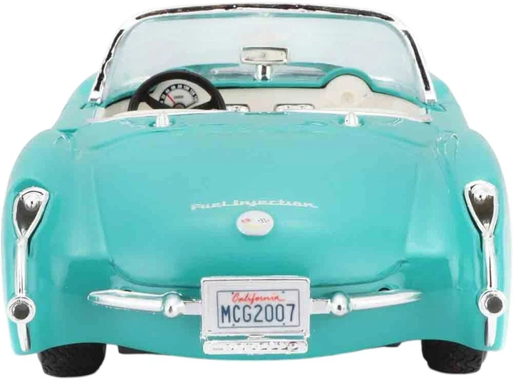 Металева модель автомобіля Maisto Chevrolet Corvette 1957 1:24 Синій MST31275 (090159072225) - зображення 7