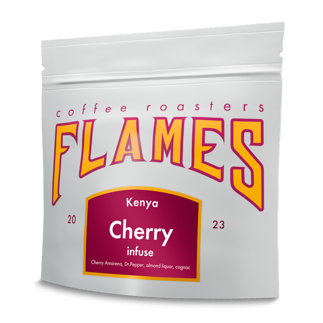 Кава в зернах Flames Coffee Кенія Вишня свіжообсмажена під фільтр та еспресо 250г - Фото 1 Кава в зернах Flames Coffee Кенія Вишня свіжообсмажена під фільтр та еспресо 250г - изображение 1
