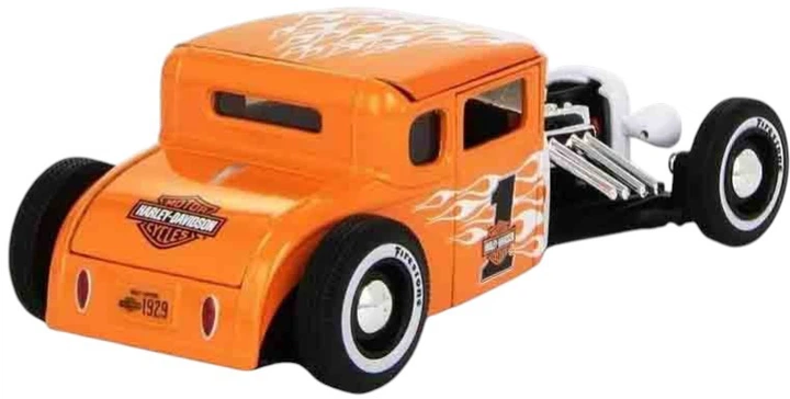 Набір моделей Maisto автомобіль Ford A і мотоцикл Harley Davidson 1929 1:24 Біло-помаранчевий MST32175 (090159321750) - зображення 2