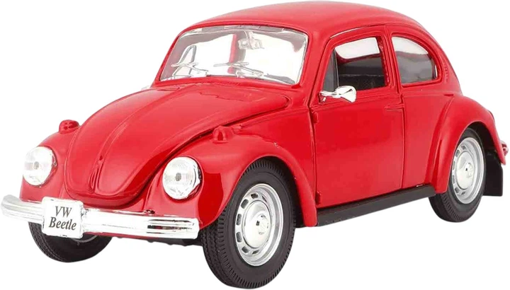Металева модель автомобіля Maisto Volkswagen Beetle 1:24 Червоний MST31926RD (090159319269) - зображення 2