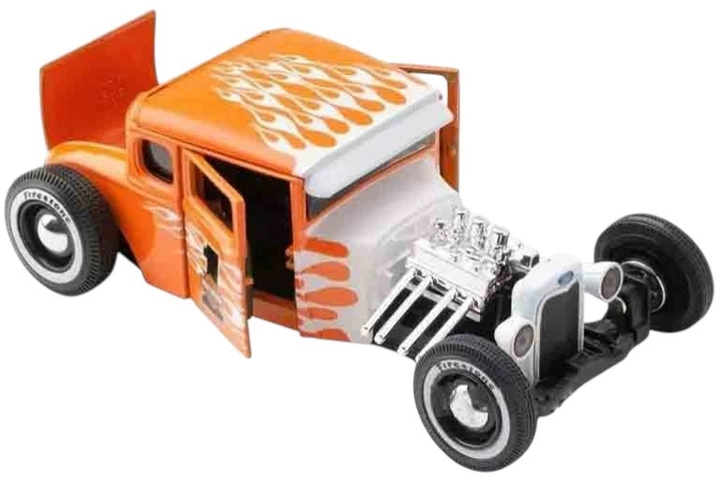 Набір моделей Maisto автомобіль Ford A і мотоцикл Harley Davidson 1929 1:24 Біло-помаранчевий MST32175 (090159321750) - зображення 3