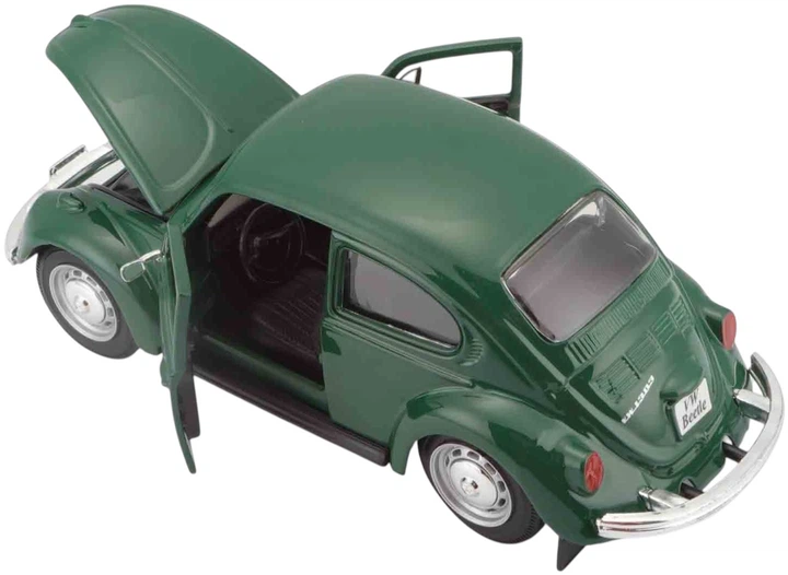 Металева модель автомобіля Maisto Volkswagen Beetle 1:24 Зелений MST31926GN (090159072294) - зображення 4