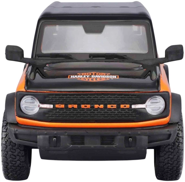 Металева модель автомобіля Maisto Ford Bronco Badland 2021 1:24 Чорно-помаранчевий MST32272 (090159322726) - зображення 3