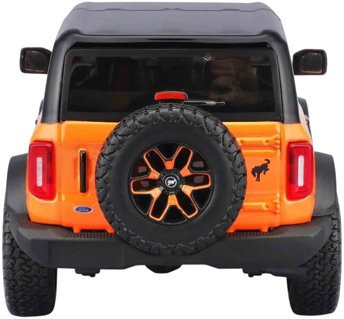 Металева модель автомобіля Maisto Ford Bronco Badland 2021 1:24 Чорно-помаранчевий MST32272 (090159322726) - зображення 4