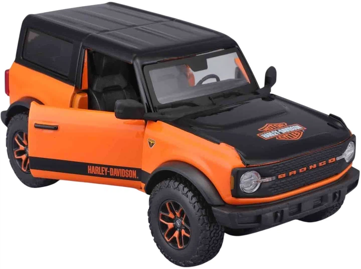 Металева модель автомобіля Maisto Ford Bronco Badland 2021 1:24 Чорно-помаранчевий MST32272 (090159322726) - зображення 5