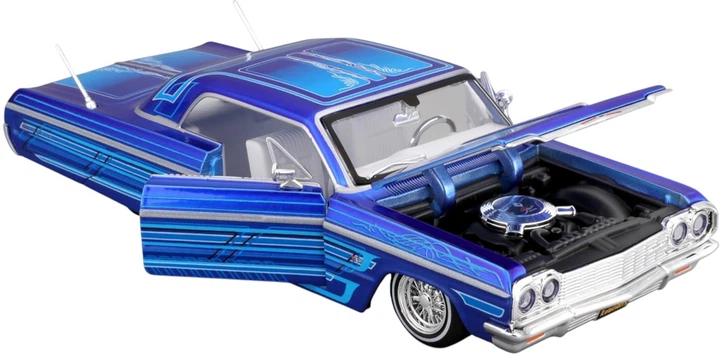 Металева модель автомобіля Chevrolet Impala SS Lowrider 1964 1:26 Синій MST32547 (090159325475) - зображення 6