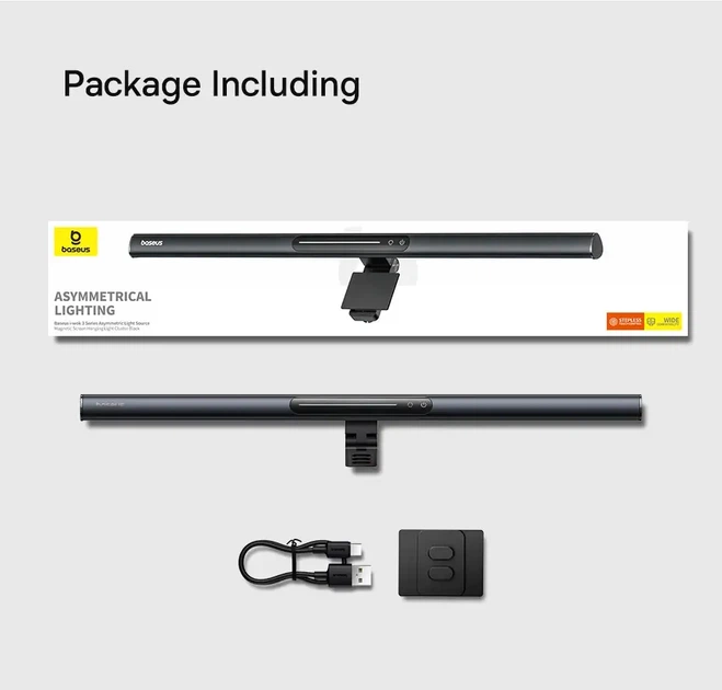 Лампа для монітора Baseus i-Wok 3 з асиметричним світлом (магнітна) Usb Type-C - зображення 9