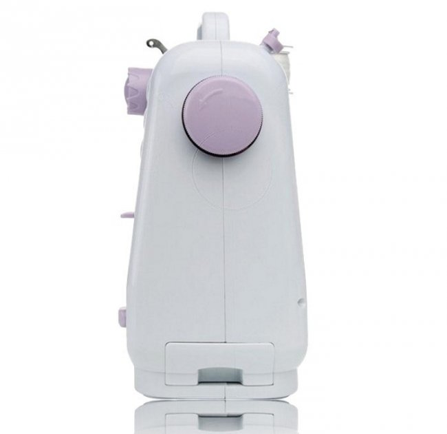 Портативна електрична швейна машинка Sewing Machine 505/1250, 12 програм строчок, реверс, підсвічування, педаль, автоматичне намотування нитки, компактна та легка - Фото 8 Портативна електрична швейна машинка Sewing Machine 505/1250, 12 програм строчок, реверс, підсвічування, педаль, автоматичне намотування нитки, компактна та легка - изображение 8