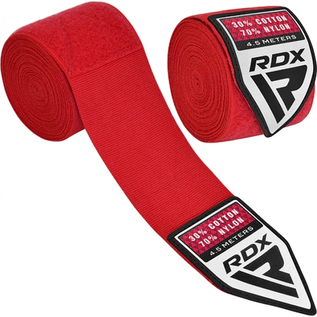 Бинти RDX RB New Professional Boxing Hand Wraps Червоний MISC (HWC-R+) - Фото 3 Бинти RDX RB New Professional Boxing Hand Wraps Червоний MISC (HWC-R+) - зображення 3