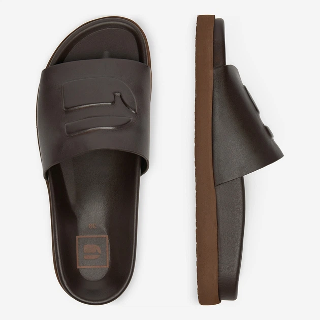 Женские шлепанцы кожаные G-Star Raw CARLA-25SS496. 5903698598468 36 23.7 см Коричневые (5903698598482) - изображение 4