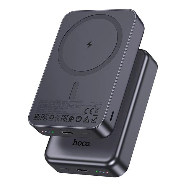 УМБ HOCO Original PD magnetic power bank 10000mAh J160A |1Type-C/1Lightning, 20W/3A, PD/QC| - Фото 1 УМБ HOCO Original PD magnetic power bank 10000mAh J160A |1Type-C/1Lightning, 20W/3A, PD/QC| - изображение 1