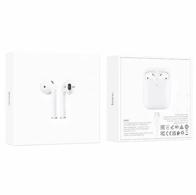 Наушники Bluetooth Hoco EW91 True wireless stereo headset White - изображение 2