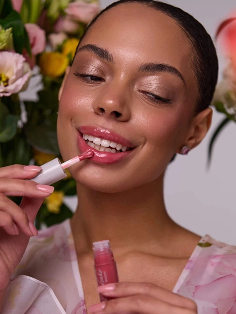 Блиск для губ DAVYDENKO BEAUTY - Rose Veil (4.6 ml) - зображення 2