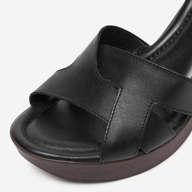 Женские босоножки кожаные Lasocki EST-2025N-07 5904862296753 41 26.8 см Черные (5904862296777) - изображение 8