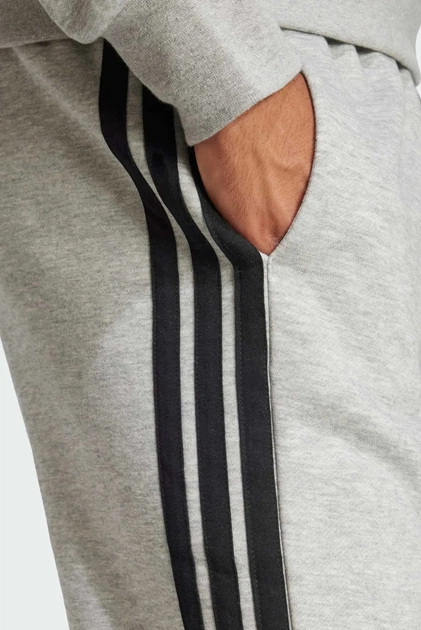 Штани Essentials Essentials 3-Stripes Fleece Grey JE6318 M - Фото 5 Штани Essentials Essentials 3-Stripes Fleece Grey JE6318 M - зображення 5