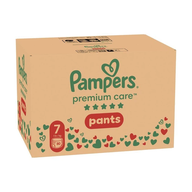 Дитячі підгузки-трусики 320 шт Pampers Premium Care Pants розмір 7 (15+ кг) Дитячі підгузники памперс пантс з еластичним поясом та захистом до 12 годин Памперси преміум трусиками для дітей з чутливою шкірою - зображення 3