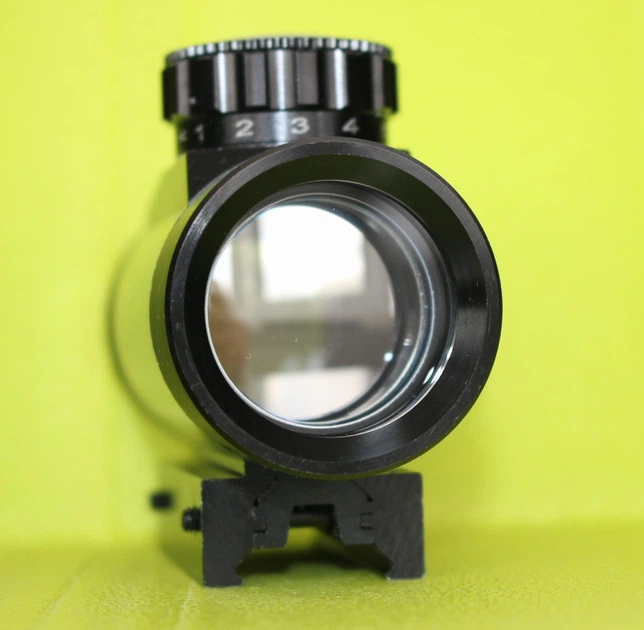 Коліматорний приціл для пневматики та страйкболу Red Dot 1x40 RD Alu мітка крапка червоний/зелений металевий Black - зображення 13