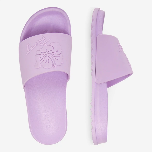 Дитячі шльопанці для дівчинки Roxy P4047536K 5906751066652 34 23 см Фіолетові (5906751066713) - зображення 4