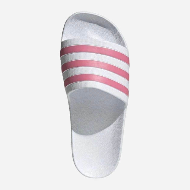 Жіночі шльопанці Adilette Aqua білий з рожевим 37 - зображення 4