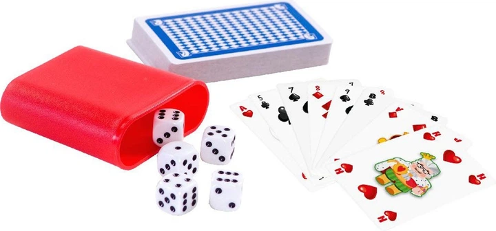 Настільна гра Clown 50 Card and Dice (8712051097152) - зображення 2