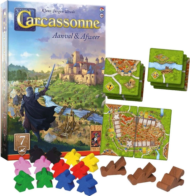 Gra planszowa 999 Games Carcassonne Attack and Defense (8721184282441) - obraz 2