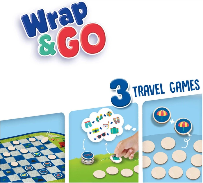 Настільна гра Ses Creative Wrap and Go 3 в 1 (8710341022372) - зображення 4
