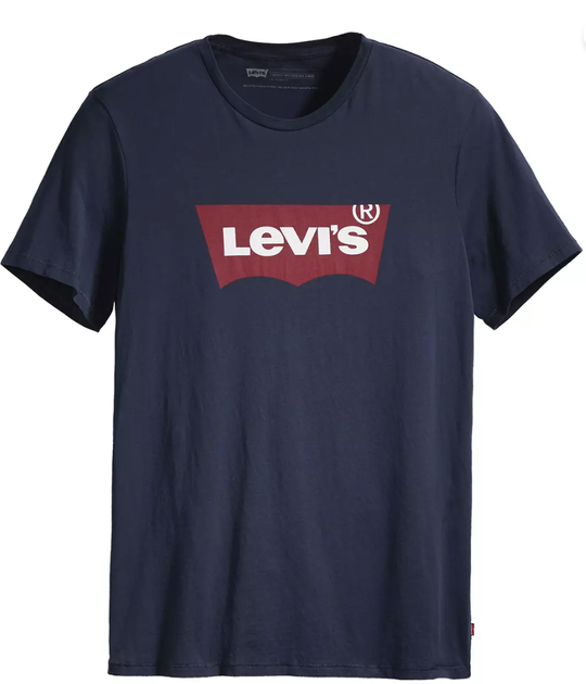 Футболка мужская Levi's Logo T-Shirt, синяя, размер L - изображение 4