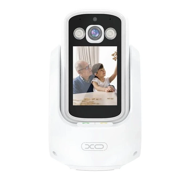 Смарт камера 1080p двухсторонняя связь микрофон Wi-Fi белая XO CR08 - Фото 4 Смарт камера 1080p двухсторонняя связь микрофон Wi-Fi белая XO CR08 - изображение 4