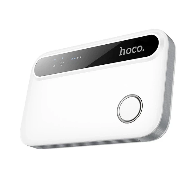Модем Hoco HI41 Portable Mobile WiFi 4G 150Mbps 1200mAh Белый ABS пластик - Фото 5 Модем Hoco HI41 Portable Mobile WiFi 4G 150Mbps 1200mAh Белый ABS пластик - изображение 5