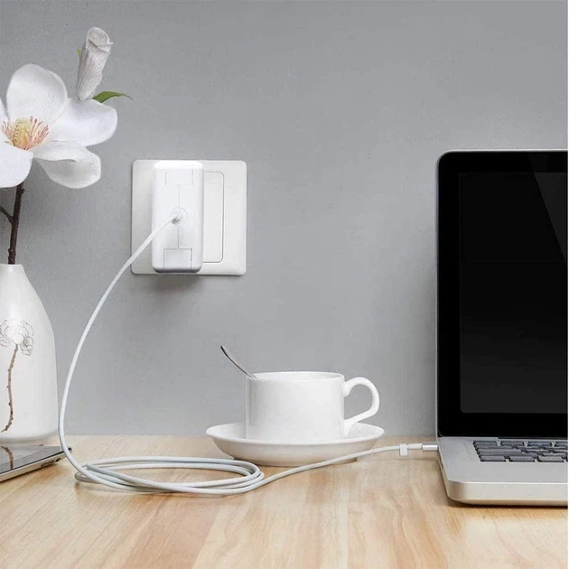 Сетевое зарядное устройство 60Вт MagSafe 2 для Macbook белый ABS пластик и поликарбонат - Фото 7 Сетевое зарядное устройство 60Вт MagSafe 2 для Macbook белый ABS пластик и поликарбонат - изображение 7