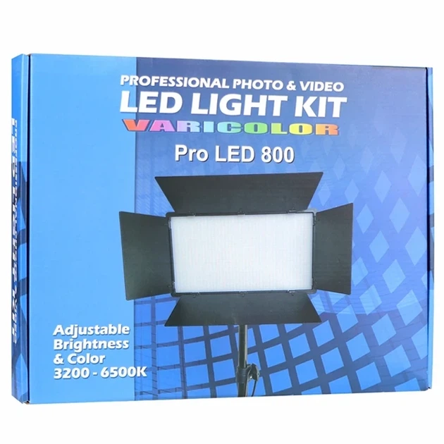 LED панель 30 см 50 Вт USB DC черный для фото и видео Light U-800+ с аккумуляторами NP-F550/570 - изображение 2