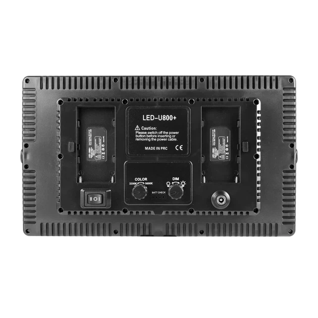 LED панель 30 см 50 Вт USB DC черный для фото и видео Light U-800+ с аккумуляторами NP-F550/570 - изображение 5