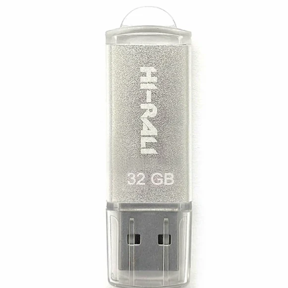 Флешка USB 32GB Hi-Rali Rocket стальной металл для хранения данных - Фото 1 Флешка USB 32GB Hi-Rali Rocket стальной металл для хранения данных - изображение 1