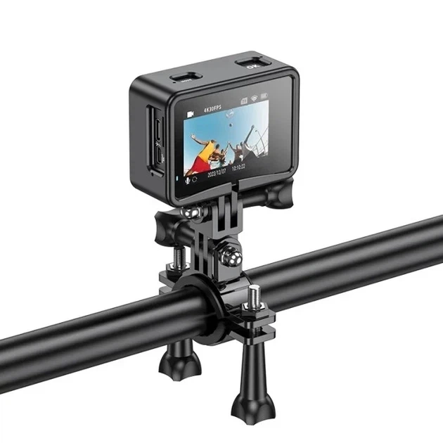 Экшн-камера Hoco DV101 4K 16MP Wi-Fi водонепроницаемая с аккумулятором 900mAh черный - Фото 3 Экшн-камера Hoco DV101 4K 16MP Wi-Fi водонепроницаемая с аккумулятором 900mAh черный - изображение 3