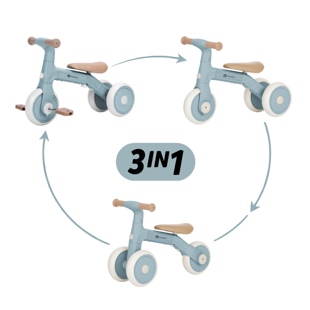 Біговел Petite&Mars Bingo 3 в 1 Блакитний (614837) (8596202017806) - зображення 4