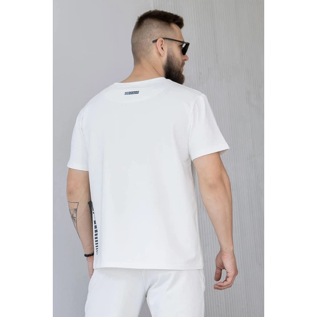 Мужская футболка Totalfit RMLD1 M Белый (06399659) - изображение 2