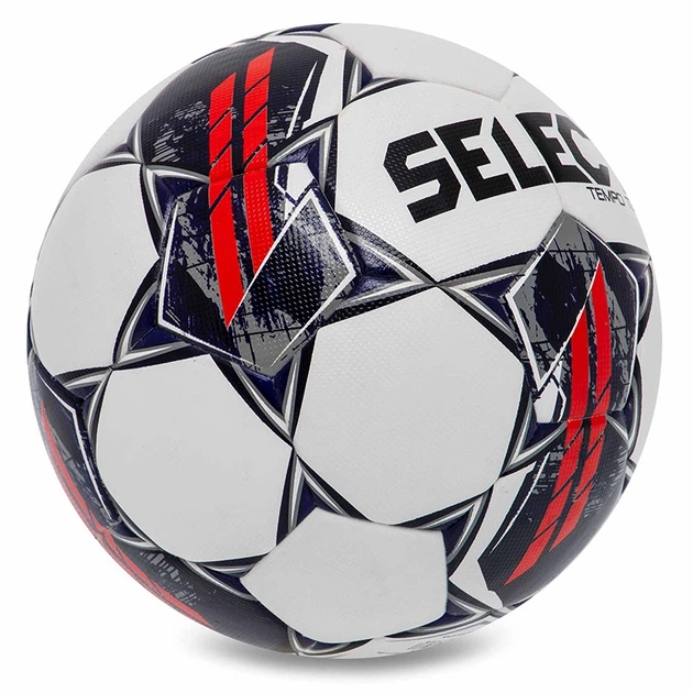 Мяч футбольный Select Tempo TB FIFA Basic V23 TEMPO-5WGR №5 Бело-серый (57609032) - изображение 2