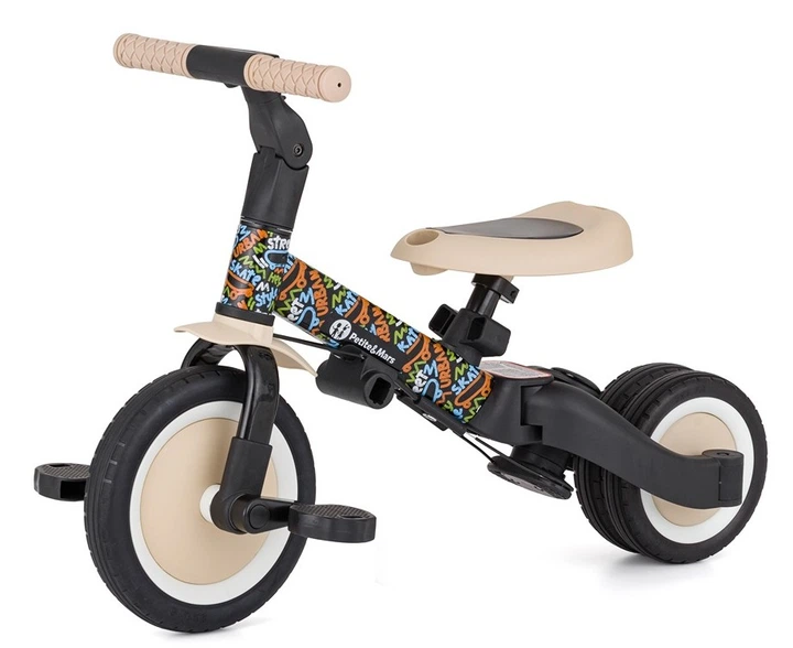 Біговел Petite&Mars Turbo / City Beat 5 в 1 Чорний (613481) (8596202017523) - зображення 1