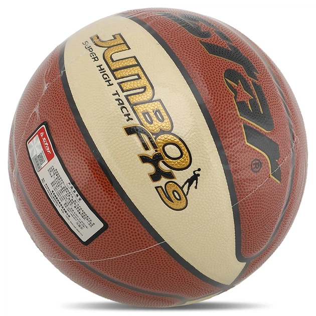 Мяч баскетбольный Star Jumbo FX9 BB426-25 №6 Оранжево-белый (57623101) - изображение 7